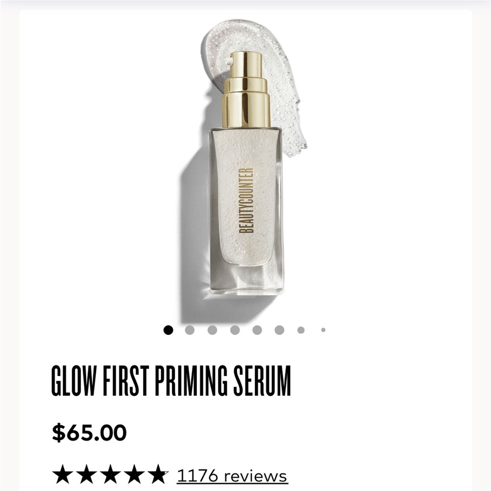 Brand new, un opened Beaurycounter Glow First Priming Serum